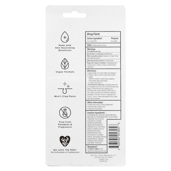Blue Lizard Australian Sunscreen - Sensível Protetor Solar Mineral em Bastão FPS 50+ 14 g
