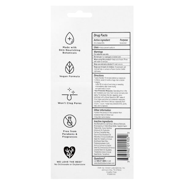 Blue Lizard Australian Sunscreen - Baby Mineral Sunscreen Stick SPF 50 14 g