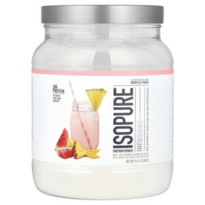 Isopure - Infusões de Proteína em Pó Ponche Tropical 400 g