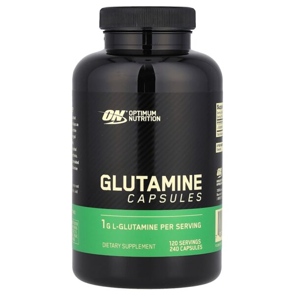 Optimum Nutrition - Glutamina 240 Cápsulas (0,5 g por Cápsula)