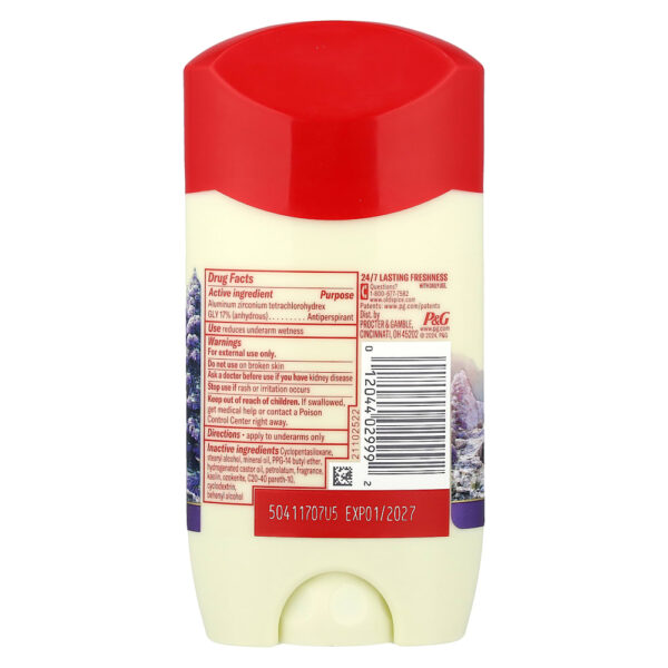 Old Spice - Antitranspirante e Desodorante Wilderness com Lavanda + Água de Nascente 73 g