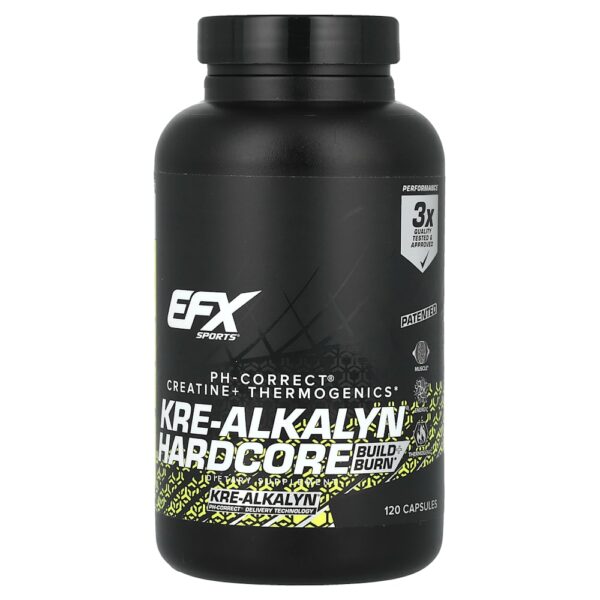 EFX Sports - Kre-Alkalyn Hardcore 120 Cápsulas