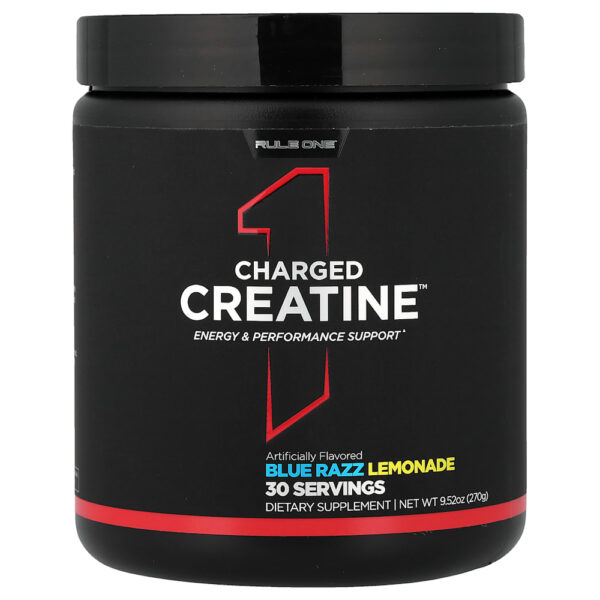 Rule One Proteins - Charged Creatine Limonada com Framboesa Azul 270 g