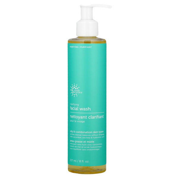 Earth Science - Sabonete Líquido Facial Clareador Peles Oleosas e Mistas 235 ml