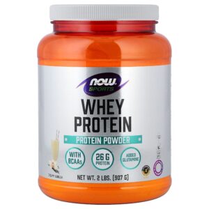 NOW Foods - Whey Protein em Pó Baunilha Cremosa 907 g