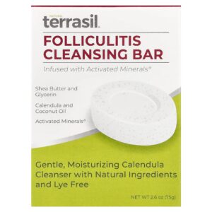 Terrasil - Barra de Limpeza para Foliculite 75 g