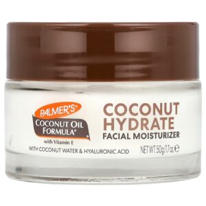 Palmer's - Fórmula de Óleo de Coco com Vitamina E Hidratante Facial com Água de Coco 50 g