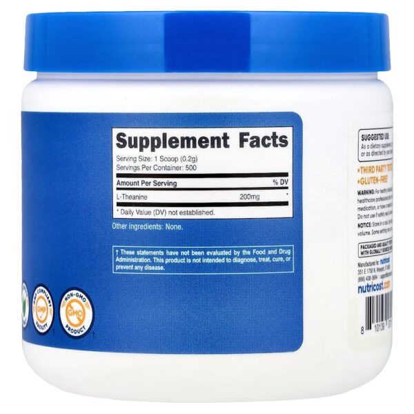 Nutricost - L-Theanine Sem Sabor 100 g