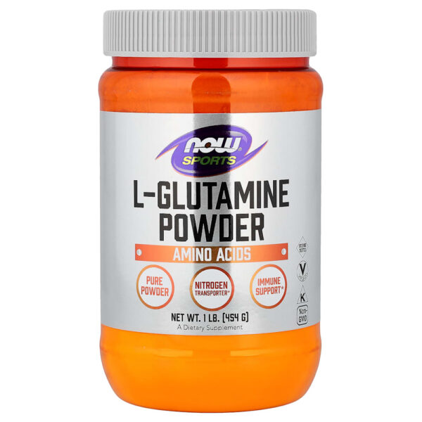 NOW Foods Sports - L-Glutamina em Pó 454 kg (454 g)