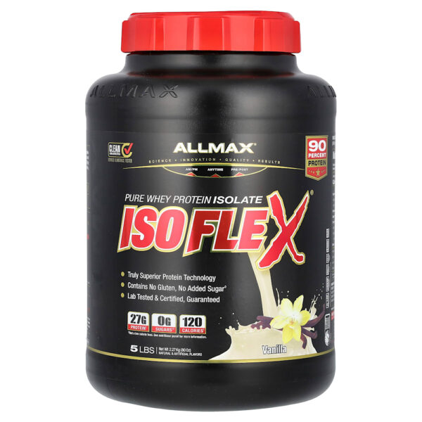 ALLMAX - ISOFLEX Whey Protein Isolado Baunilha 2,27 kg