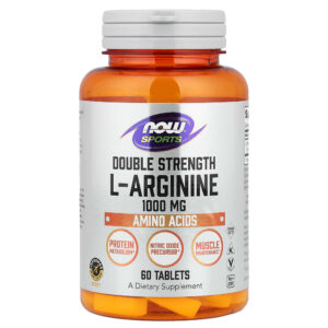 NOW Foods Sports - L-Arginina 1.000 mg 60 Comprimidos