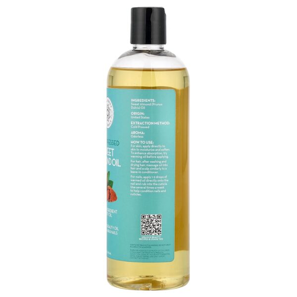 Pure Body Naturals - Óleo de Amêndoa Doce 475 ml