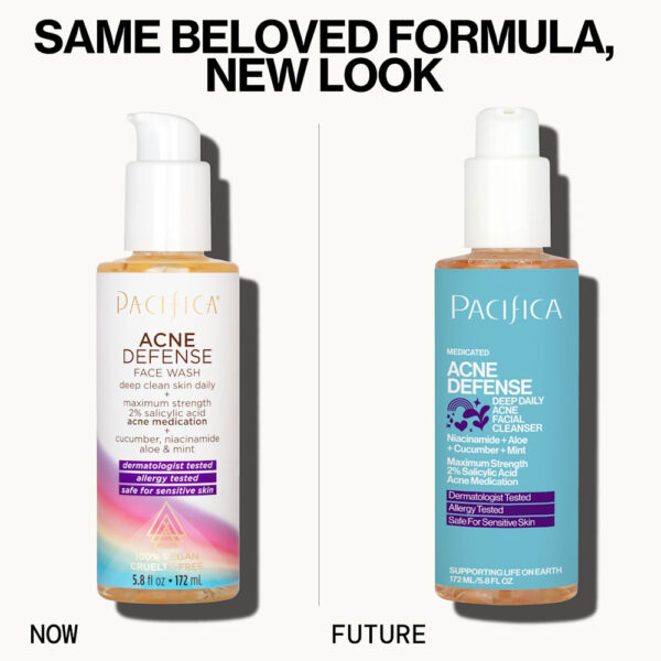 Pacifica - Acne Defense Solução de Limpeza Facial Profunda para Acne 170 ml