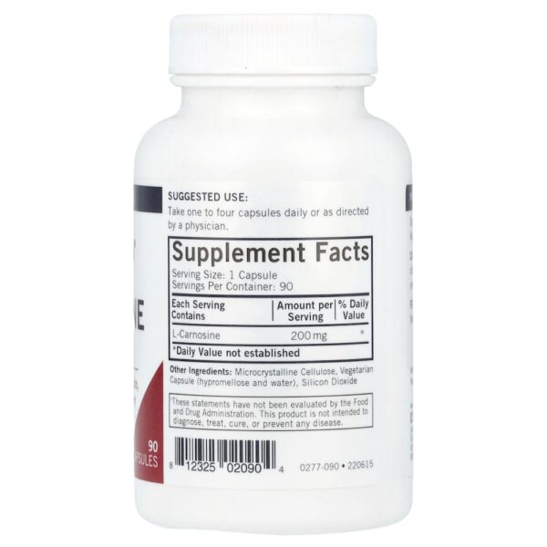 Kirkman Labs - L-Carnosina 200 mg 90 Cápsulas