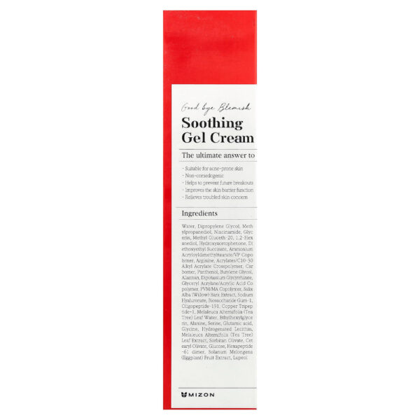 Mizon - Good Bye Blemish Creme Gel Calmante 55 ml