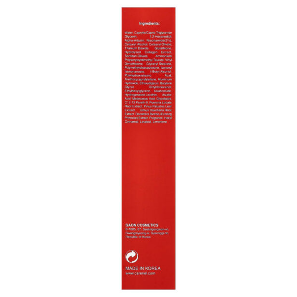 Care:Nel - Derma Alpha Arbutin Glutationa Creme Clareador 45 ml