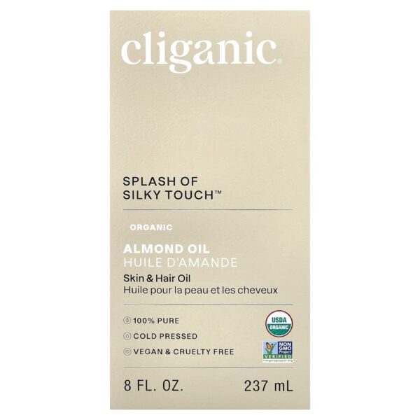 Cliganic - Óleo de Amêndoa Orgânica 235 ml