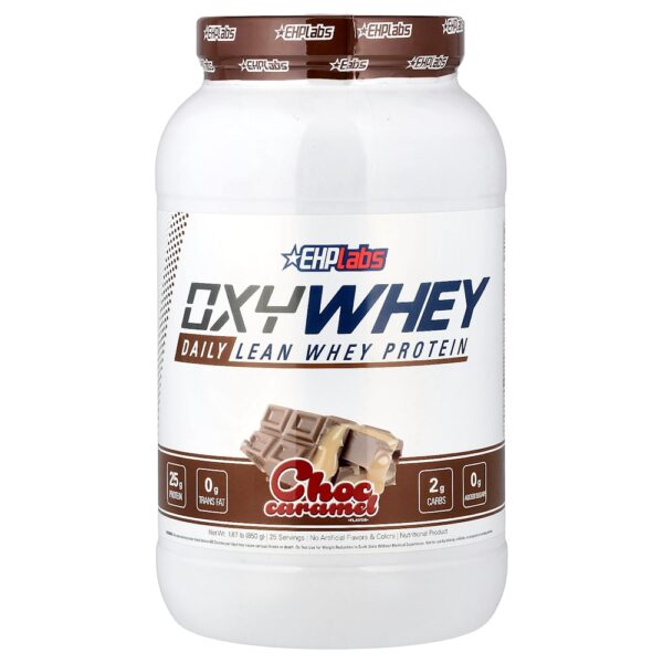 EHPlabs - OxyWhey Whey Protein Magro Diário Sabor Caramelo e Chocolate 850 g