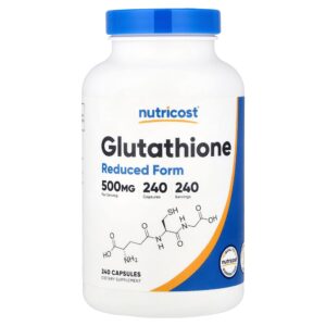 Nutricost - Glutationa 500 mg 240 Cápsulas