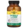 Country Life - L-lisina Mastigável Toque de Laranja Picante 60 Comprimidos Mastigáveis