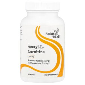 40-54.jpg Seeking Health - Acetilcarnitina 500 mg 90 Cápsulas