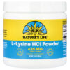 Nature's Life - Cloridrato de L-lisina em Pó 435 mg 200 g
