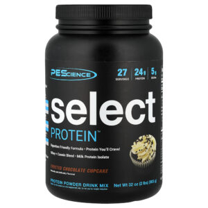 PEScience - Select Protein Mistura para Bebida de Proteína em Pó Cupcake de Chocolate Congelado 905 g