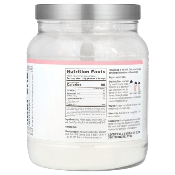 Isopure - Infusões de Proteína em Pó Ponche Tropical 400 g
