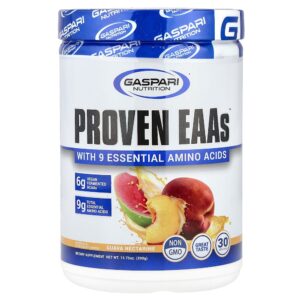 Gaspari Nutrition - EAAs Comprovados com 9 Aminoácidos Essenciais Goiaba e Nectarina 390 g