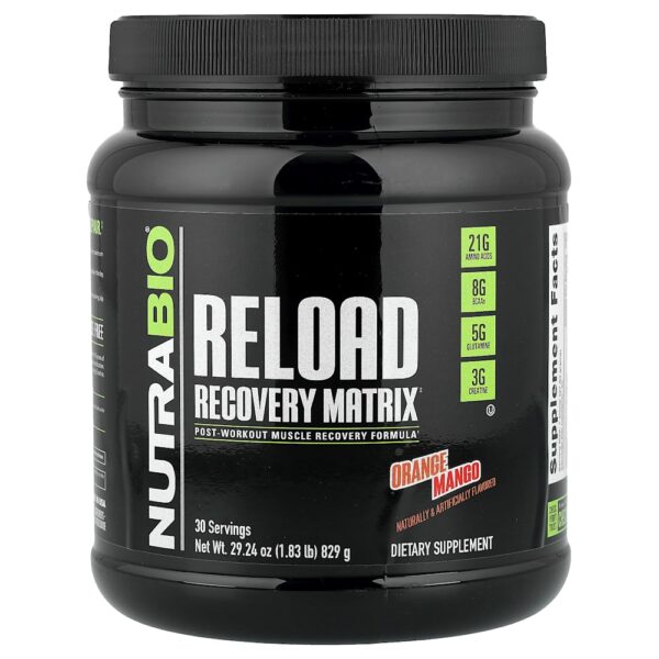 Nutrabio Labs - Reload Discovery Matrix Laranja e Manga 829 g
