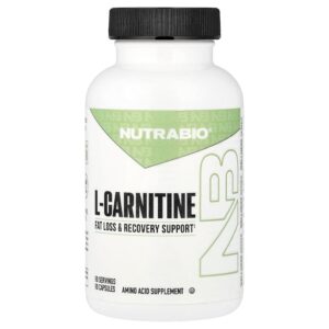 Nutrabio Labs - L-Carnitina 90 Cápsulas (500 mg por Cápsula)