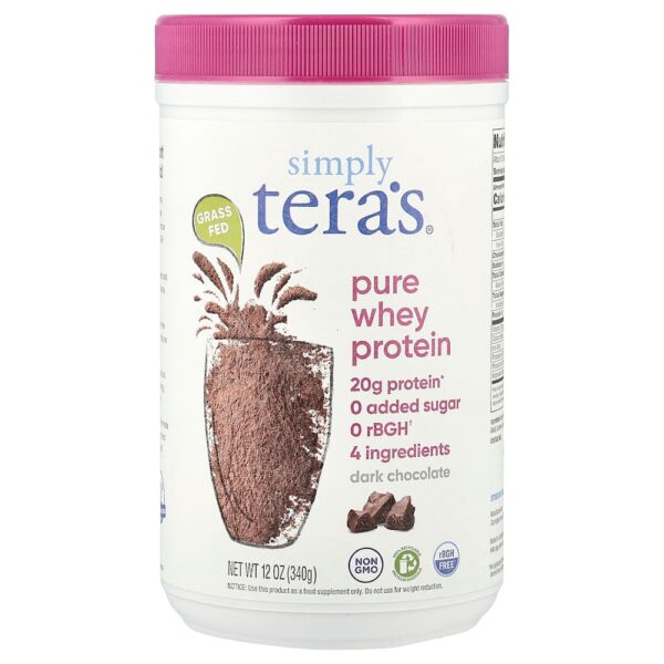 Simply Tera's - Pure Whey Protein Chocolate Amargo 340 g
