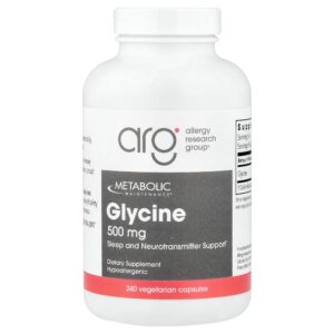 41-48.jpg Metabolic Maintenance - Glicina 500 mg 240 Cápsulas