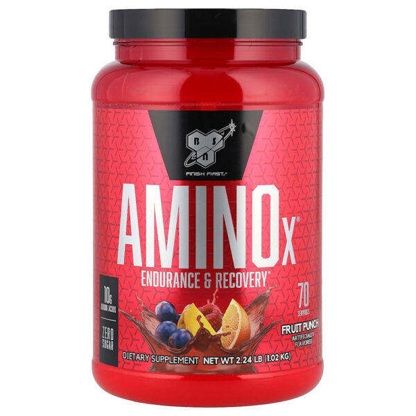 BSN - AminoX Resistência e Recuperação Ponche de Frutas 1,02 kg