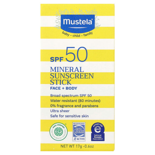 42-23.jpg Mustela - Protetor Solar Mineral em Bastão FPS 50 17 g