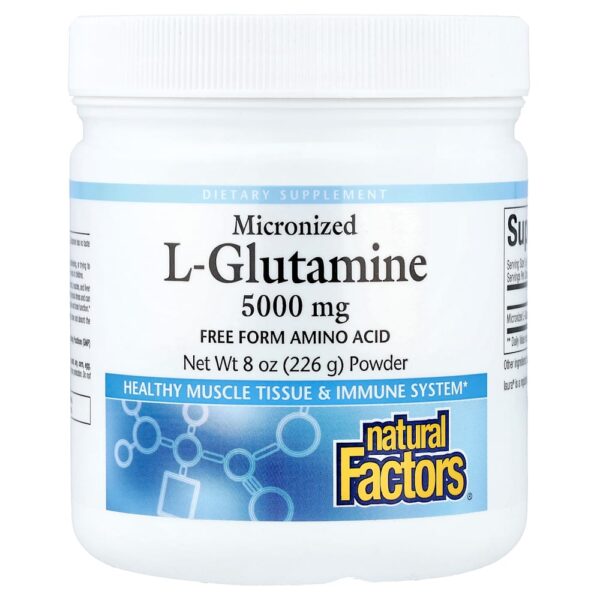 Natural Factors - L-Glutamina Micronizada em Pó 226 g