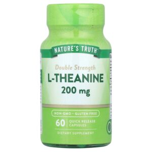Nature's Truth - L-Theanine 200 mg 60 Cápsulas de Liberação Rápida