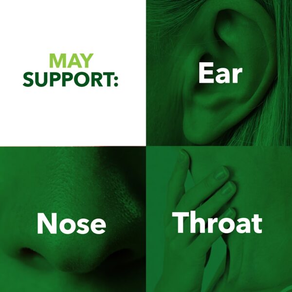 43-27.jpg NaturesPlus - Adult’s Ear, Nose & Throat com K12 Probióticos 60 Comprimidos