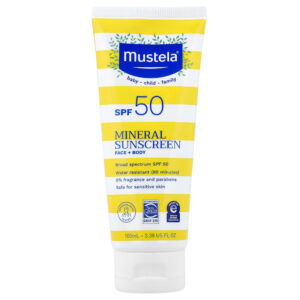 Mustela - Protetor Solar Mineral Rosto + Corpo FPS 50 100 ml