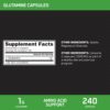Optimum Nutrition - Glutamina 240 Cápsulas (0,5 g por Cápsula)