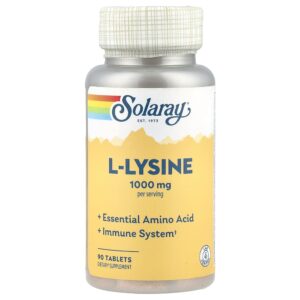 Solaray - L-lisina 90 Comprimidos