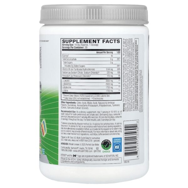 XTEND - 7 g de BCAA Air Heads Extreme Candy Fruto Silvestre 447 g