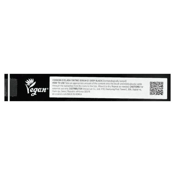 Cosnori - Sérum Matinal para Cílios 01 Preto Intenso 9 g (9 ml)