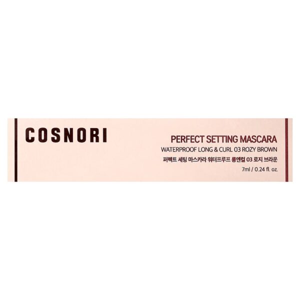 Cosnori - Máscara de Cílios Perfect 03 Marrom Rosado 7 ml