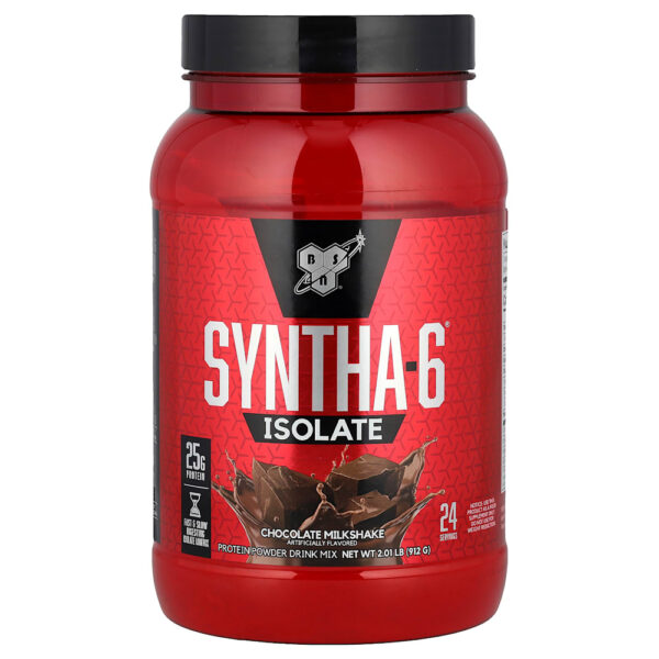 BSN - Isolado Syntha-6 Mix de Proteína em Pó para Bebidas Milk-shake de Chocolate 912 g