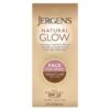 Jergens - Brilho Natural Hidratante Facial FPS 20 Tons de Pele Médios a Escuros 60 ml