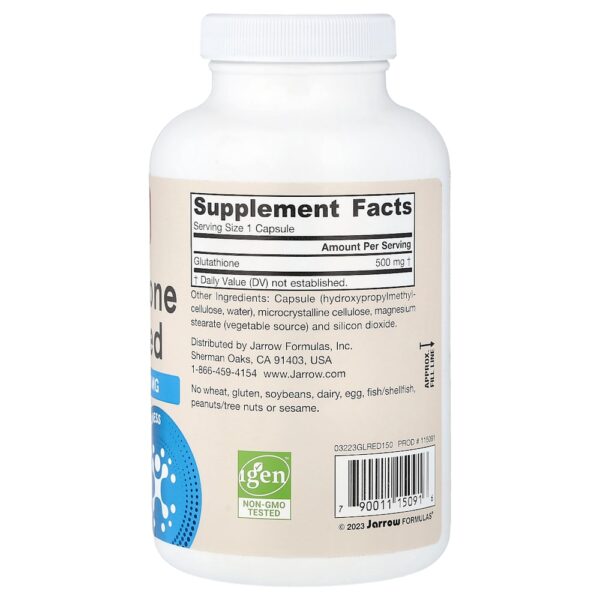 46-33.jpg Jarrow Formulas - Glutationa Reduzida Vegana 500 mg 150 Cápsulas Vegetais