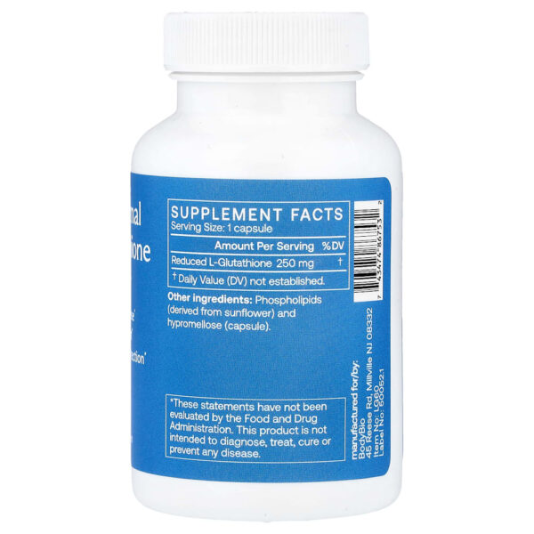 BodyBio - Glutationa Lipossomal 60 Cápsulas (250 mg por Cápsula)