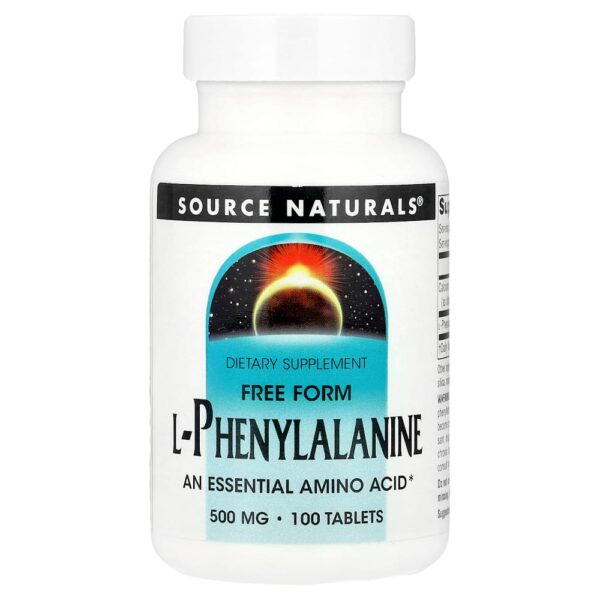 Source Naturals - L-Fenilalanina 100 Comprimidos