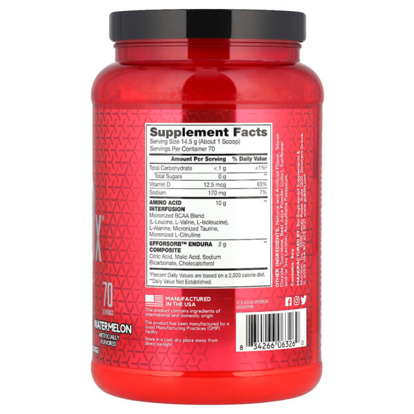 BSN - AminoX Resistência e Recuperação Melancia 1,02 kg